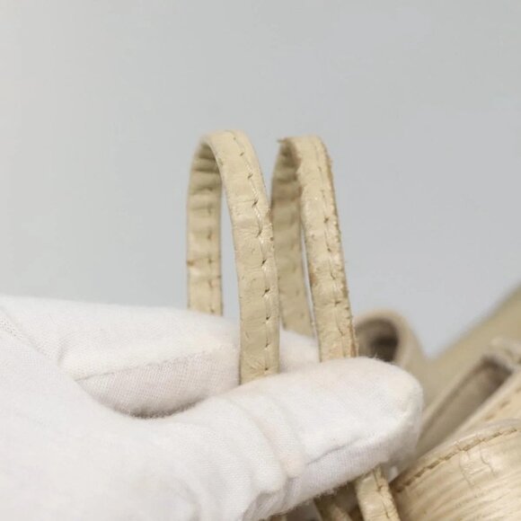 LOUIS VUITTON Epi Petit Noe Shoulder Bag White Yvoire M4084J LV Auth 132439 - Picture 10 of 16